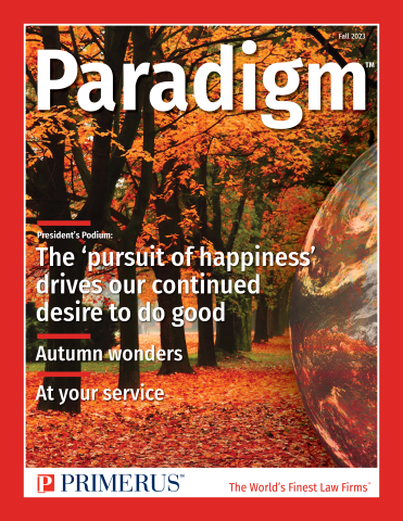 Primerus Paradigm - 2023 Fall - Cover