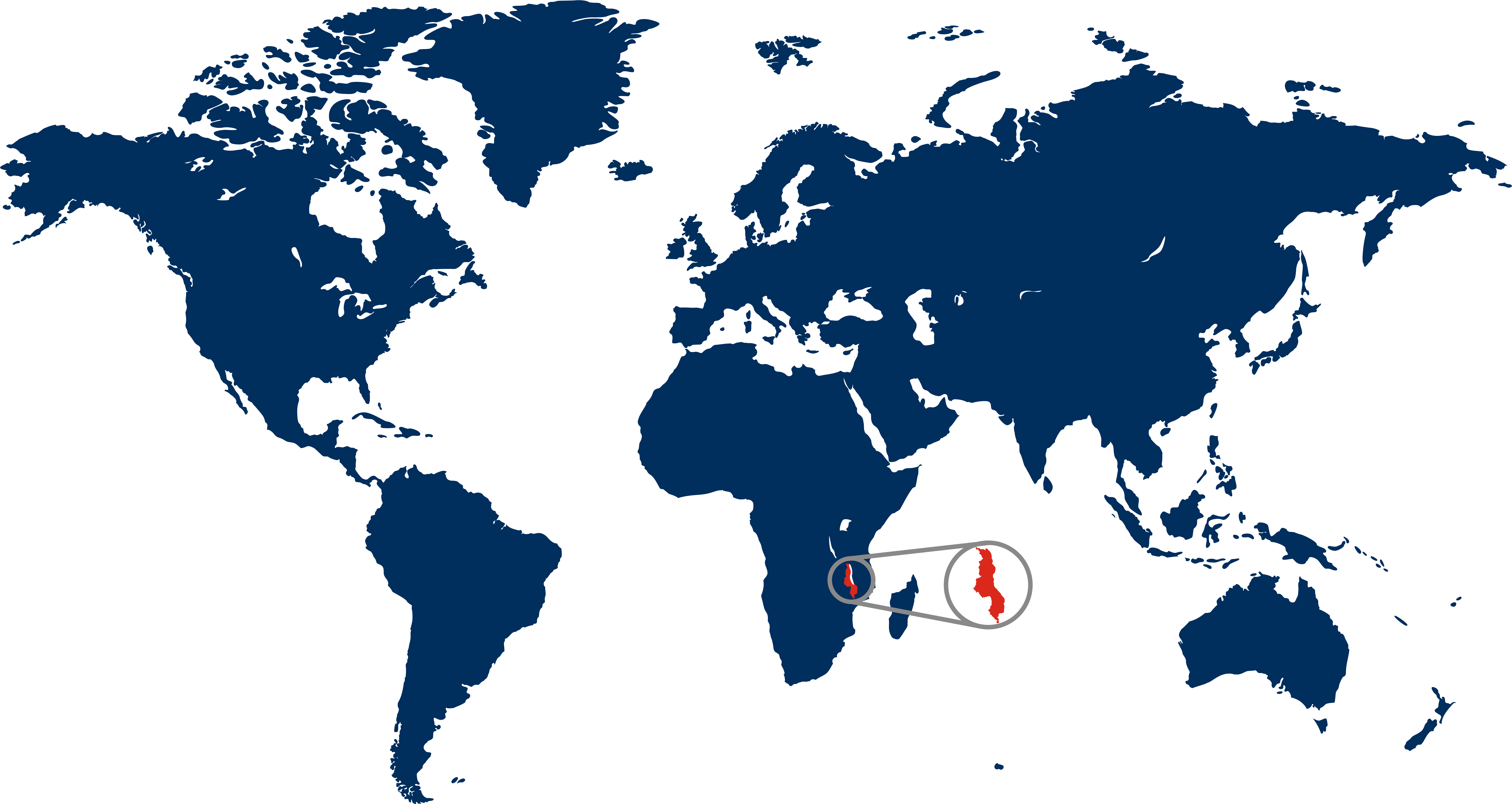 2024 June 04 - Weekly Travelogue - Malawi World Map - navy