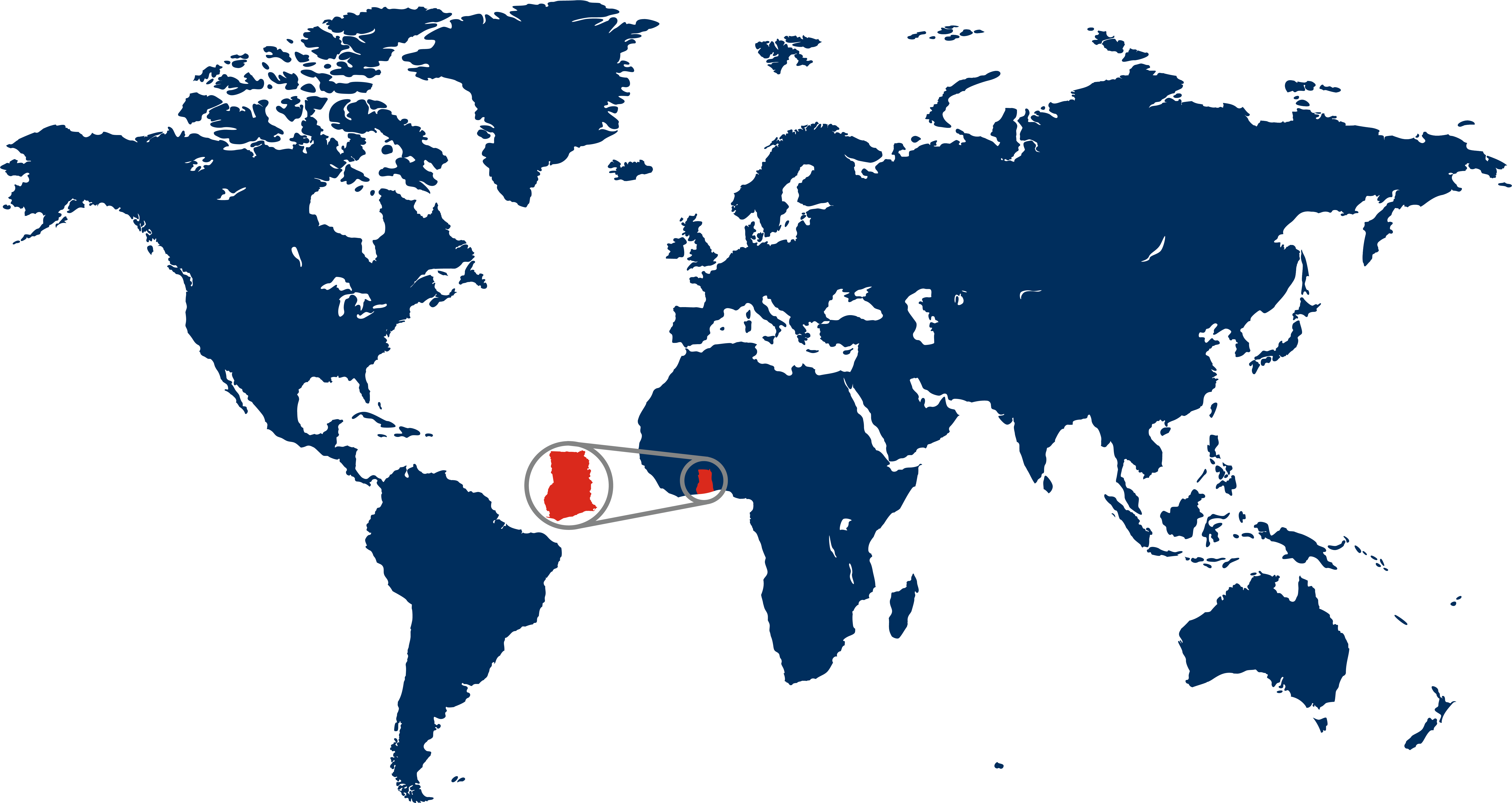 2024 July 30 - Weekly Travelogue - Ghana - World Map