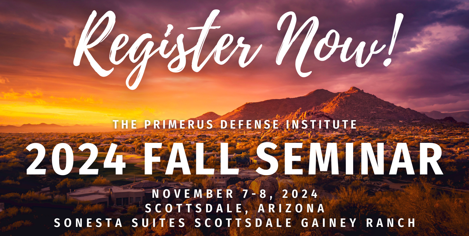 2024 PDI Fall Seminar - November - Registration
