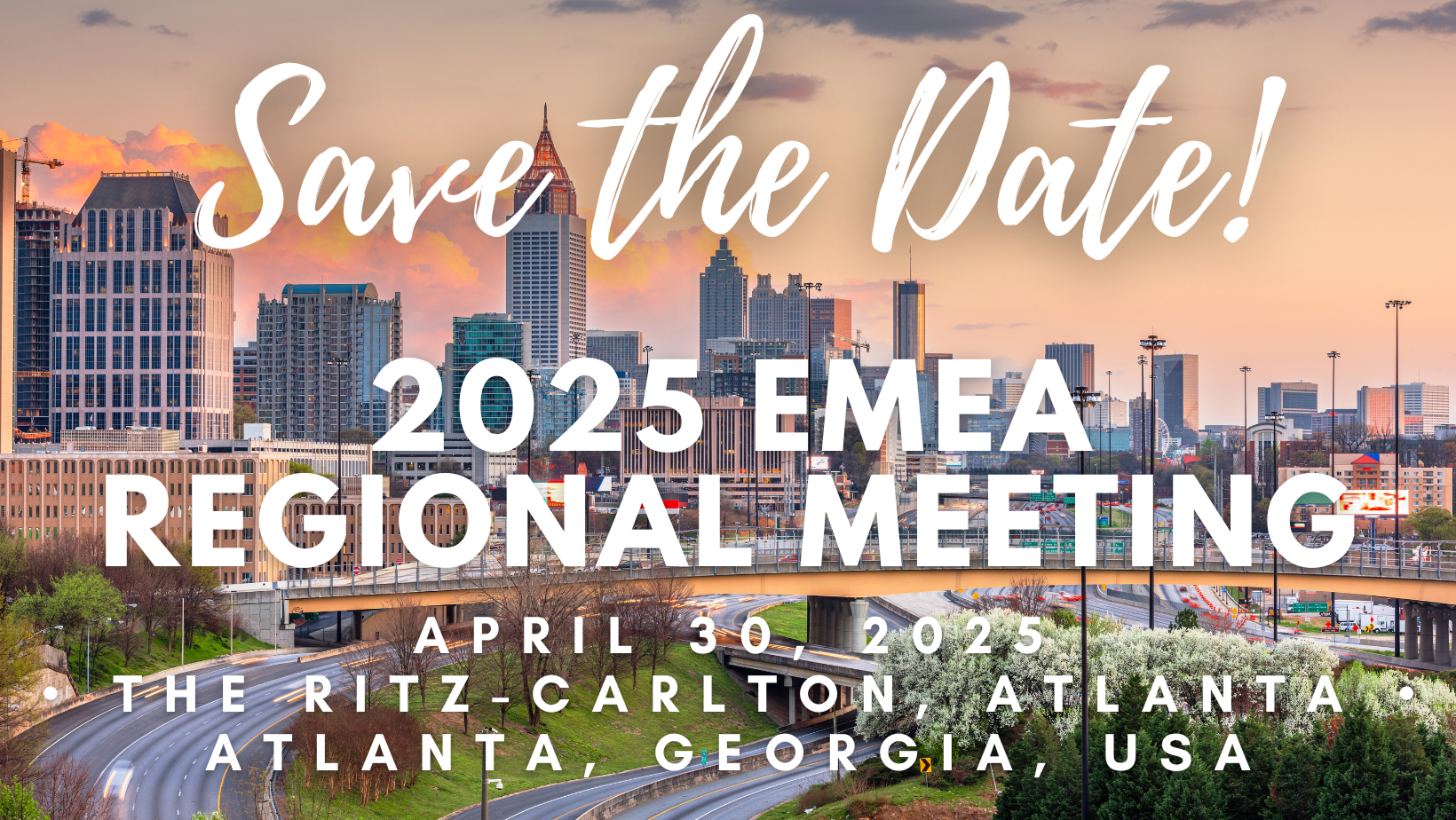 2025 EMEA Regional Meeting - April - Save the Date