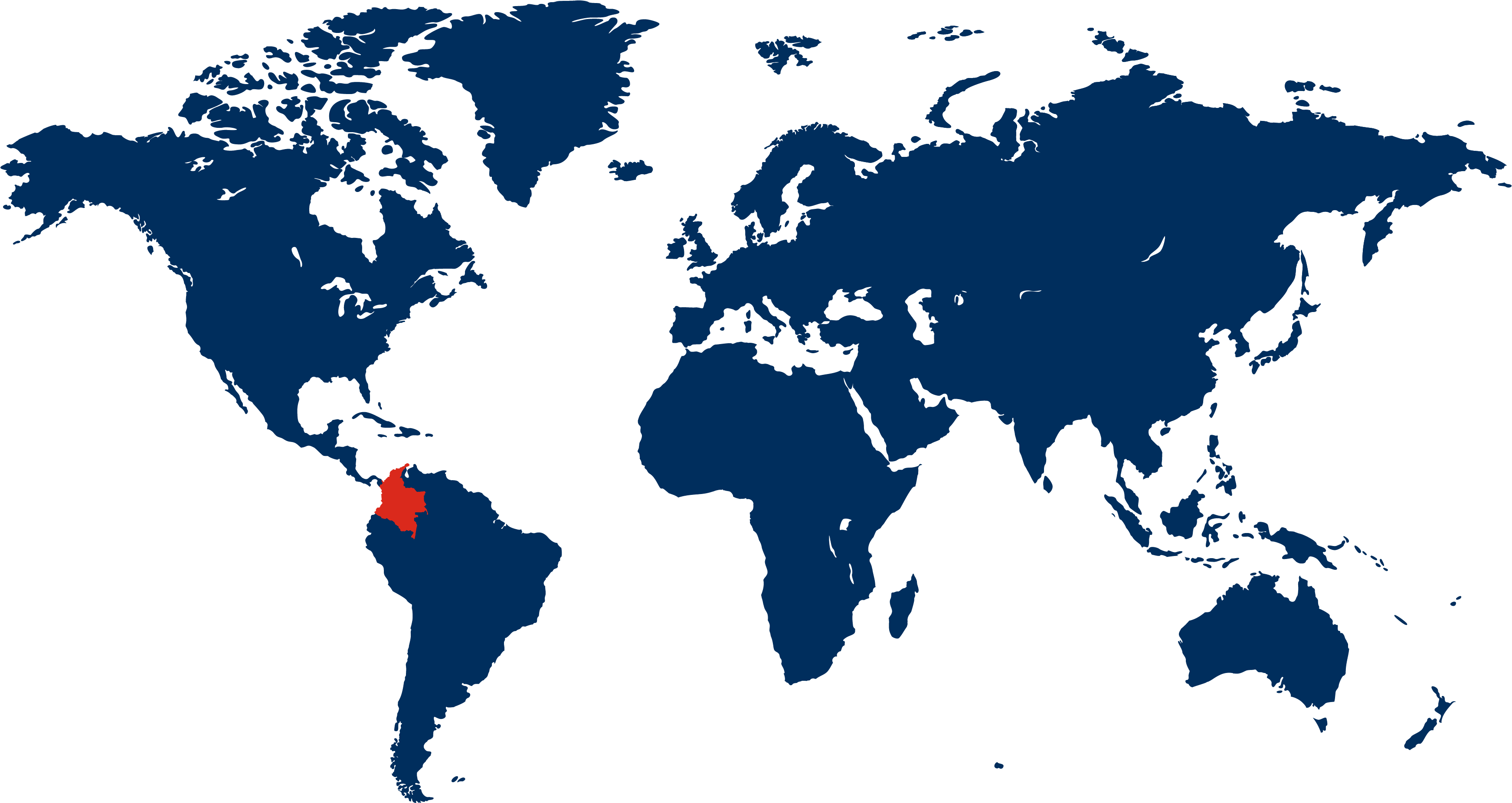 2024 August 13 - Weekly Travelogue - Colombia World Map