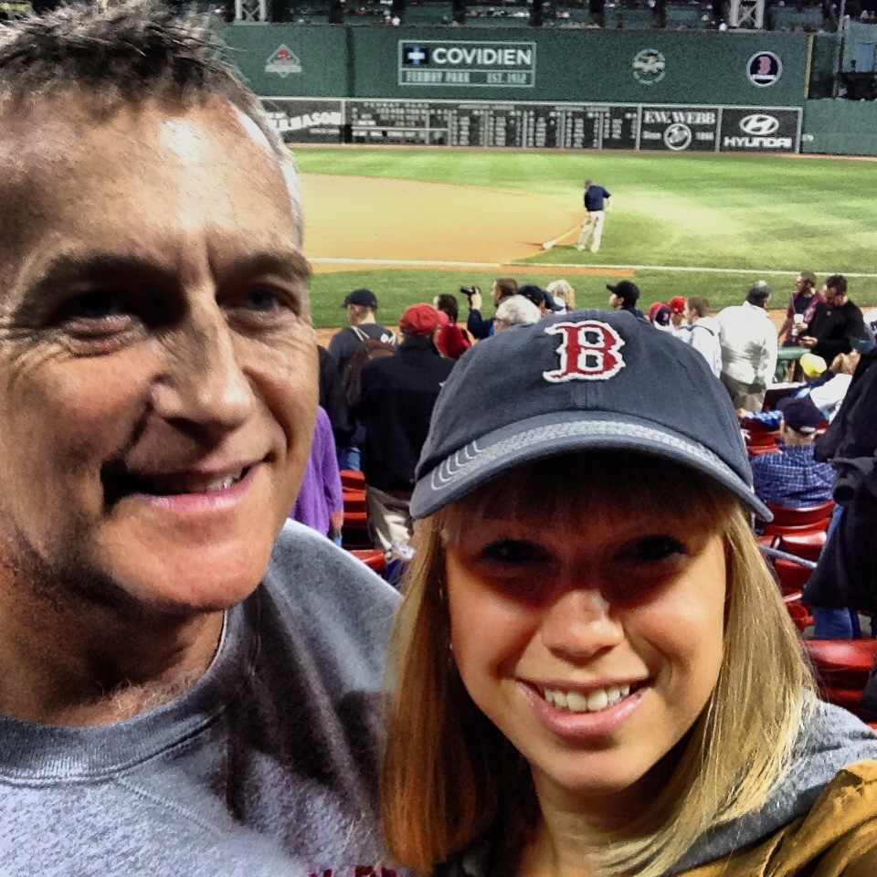 Attorney Peter Bennett and his daughter Haley catch a Boston Red Sox game at Fenway Park. Haley is an NYC-based music director, conductor, arranger, and coordinator, who in 2021 was named one of Broadway's Women to Watch.