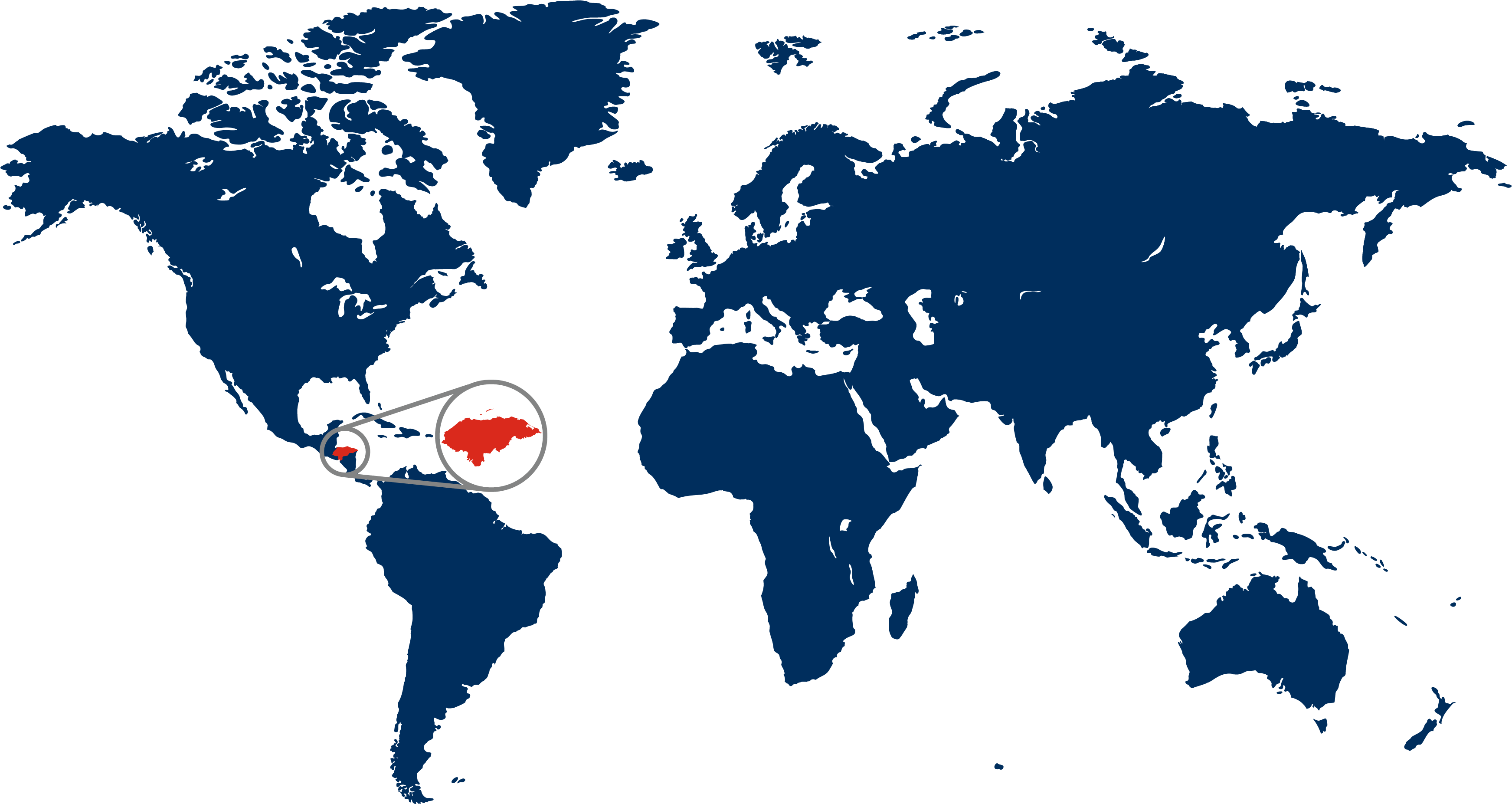 2024 September 10 - Weekly Travelogue - Honduras World Map