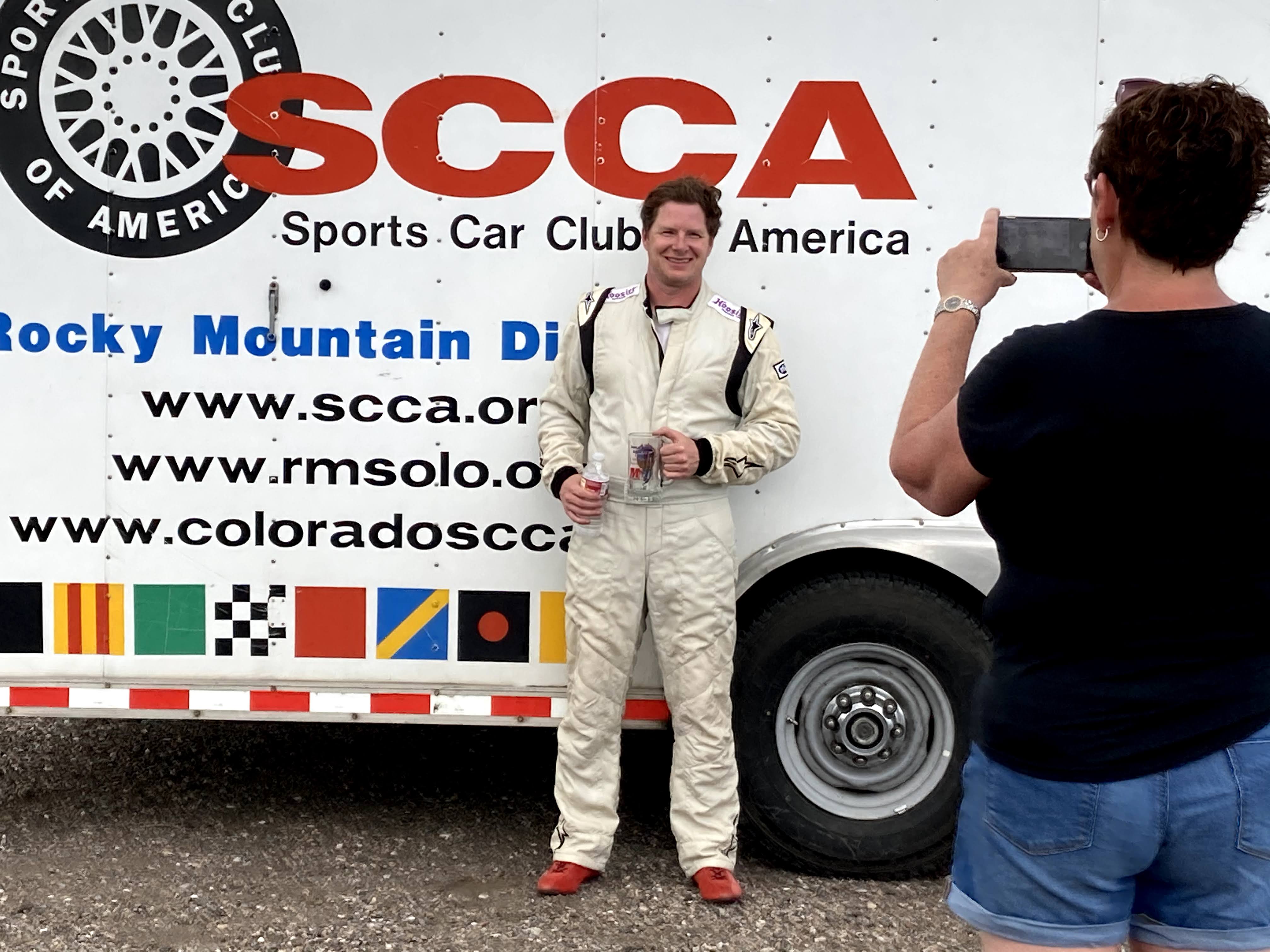 Following a lifelong love of cars, Wesoky became an amateur race car driver four years ago. 