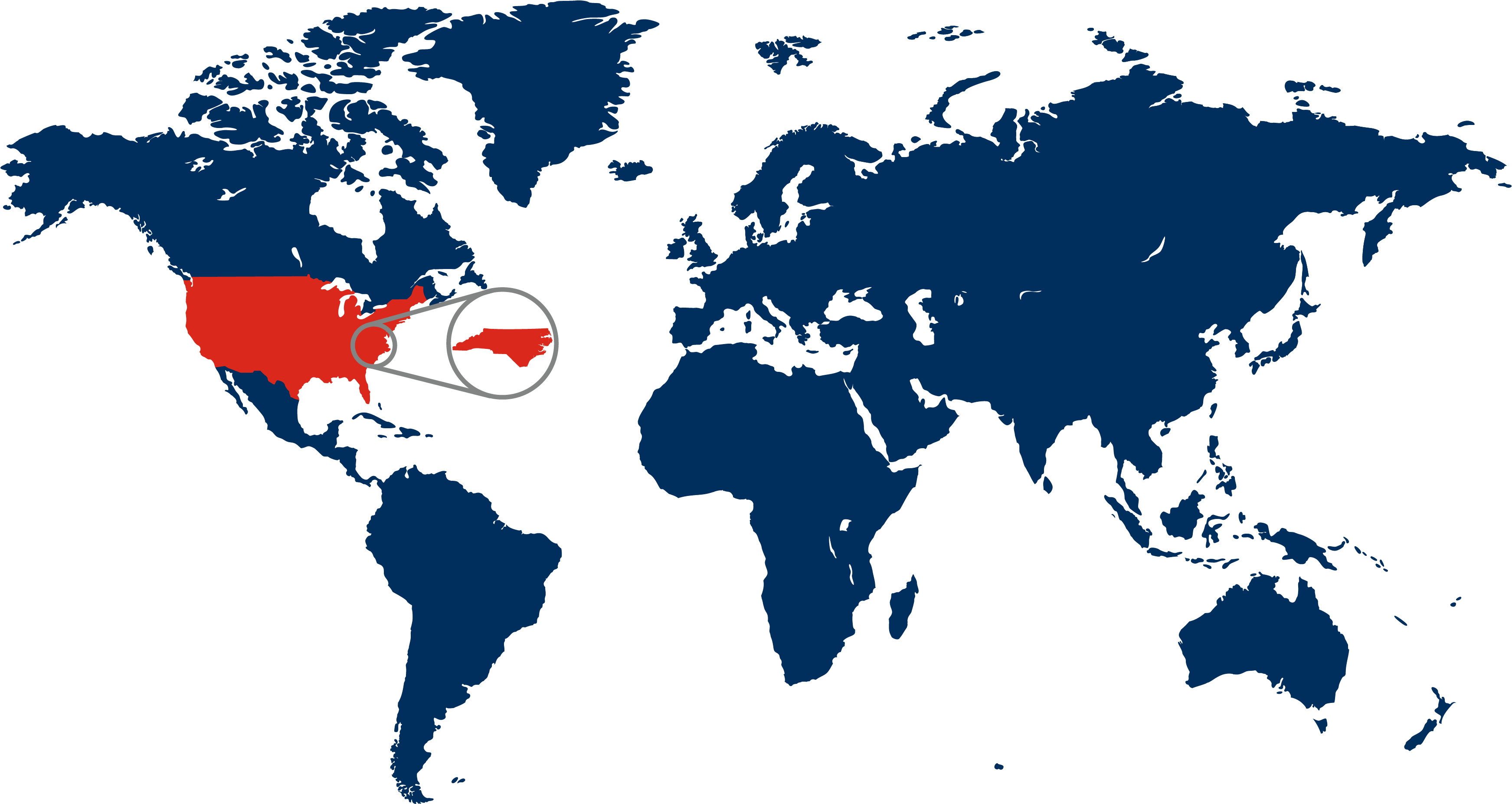 2024 September 24 - Weekly Travelogue - North Carolina World Map