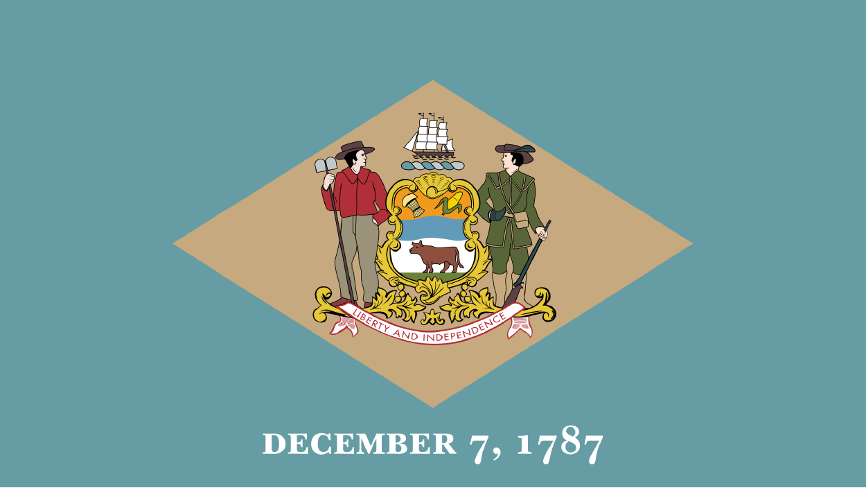 2024 November 05 - Weekly Travelogue - Delaware flag