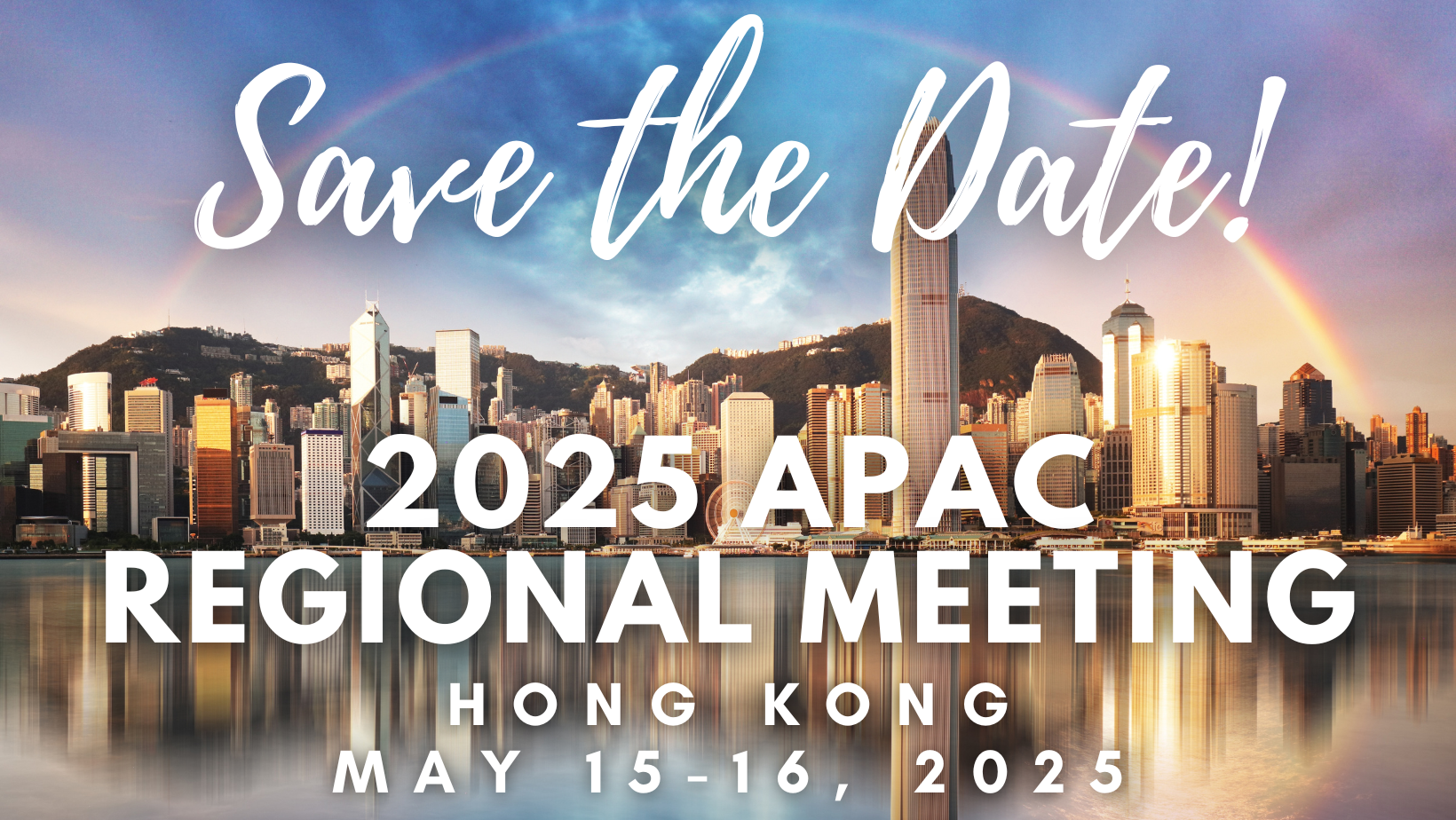 2025 APAC Regional Meeting - May - Save the Date