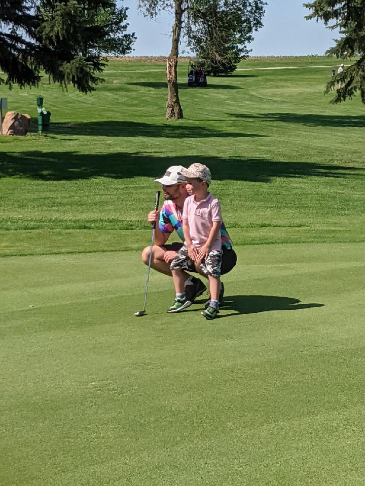 2022 August 29 - Weekly Member Feature - Kraig Kronaizl - golf w son