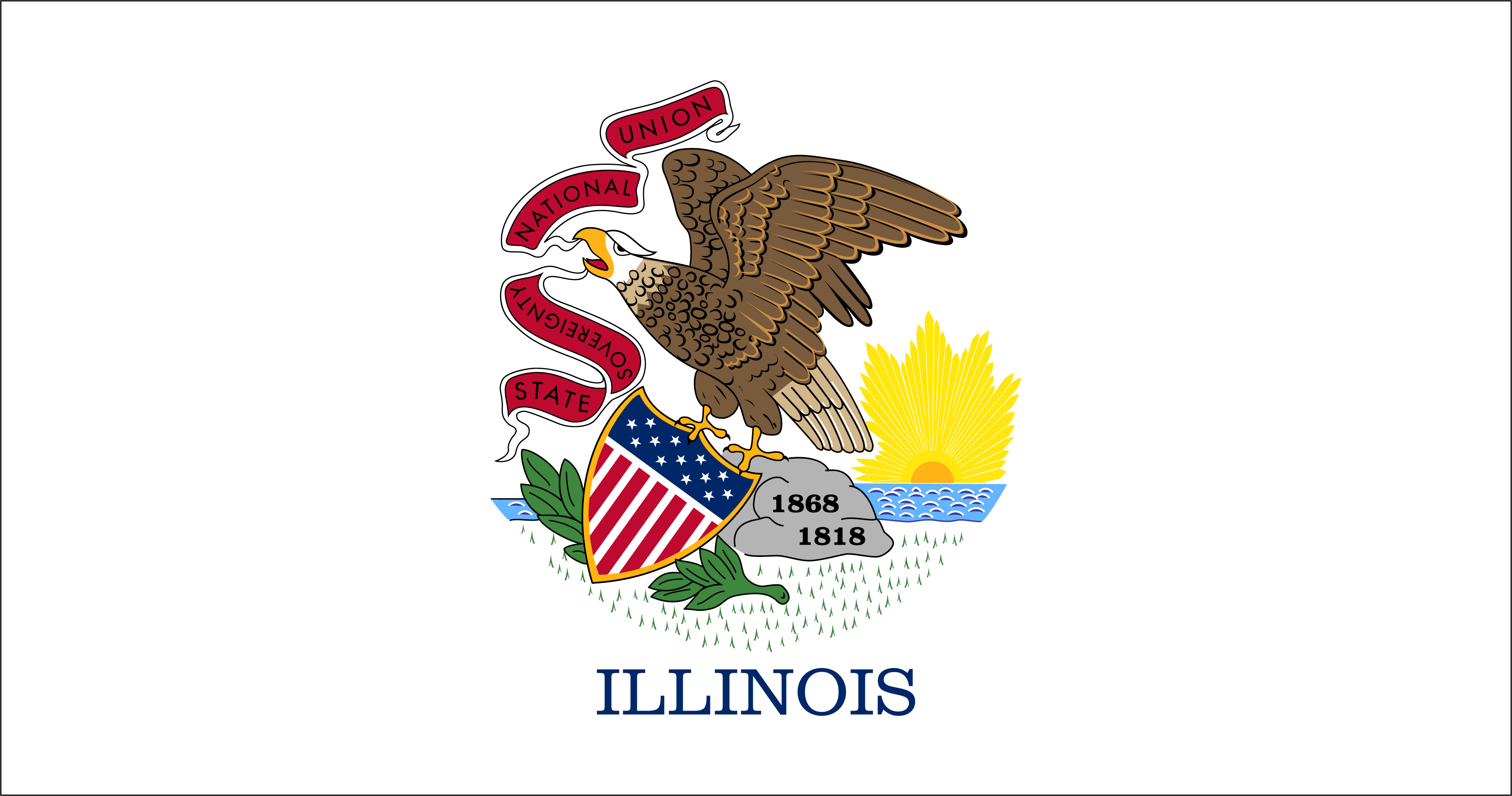 2024 December 03 - Weekly Travelogue - Illinois - flag