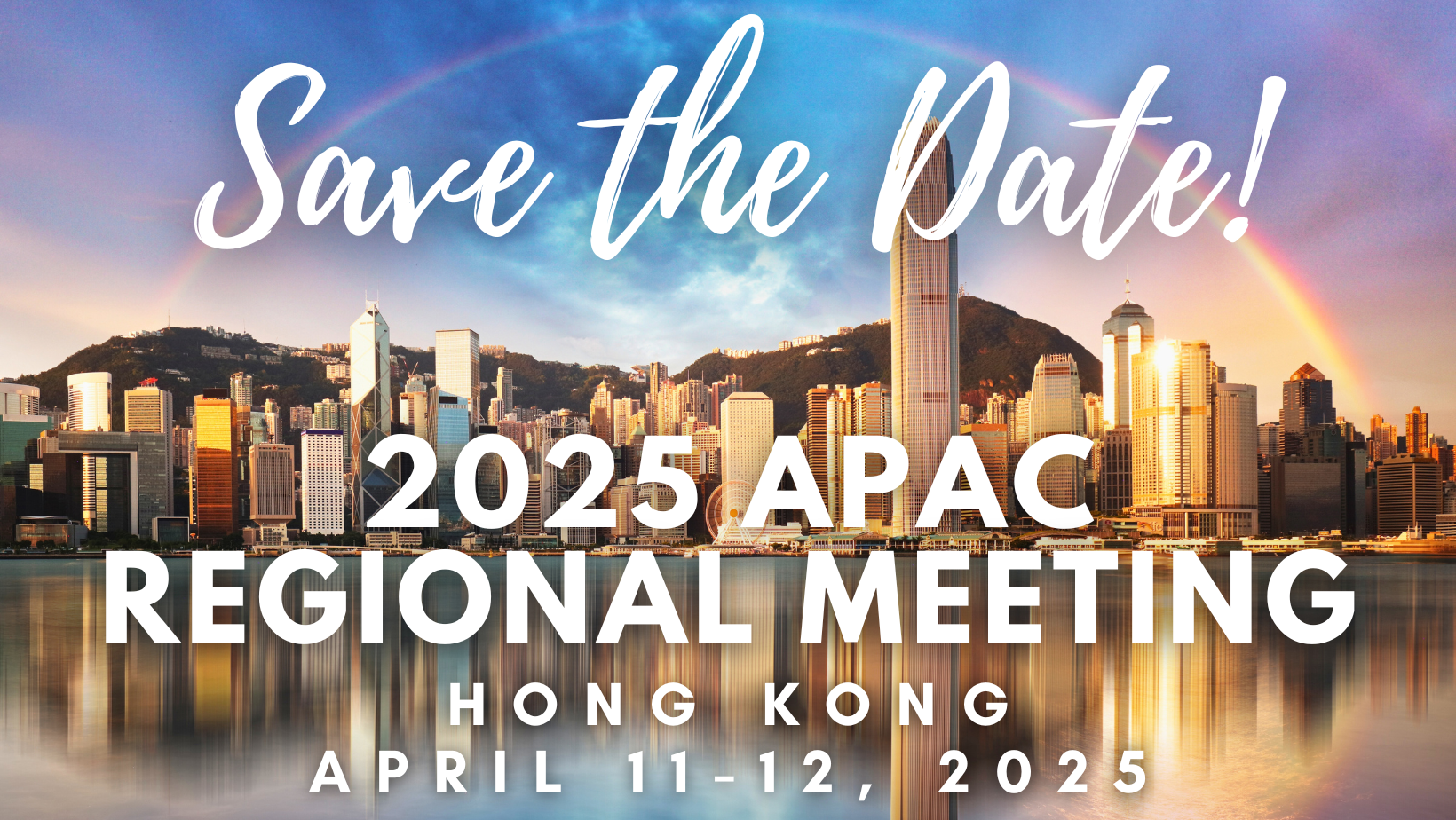 2025 APAC Regional Meeting - April - Save the Date